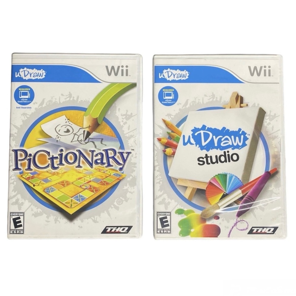 Nintendo Wii uDraw Studio And Pictionary 2011 Game Complete
